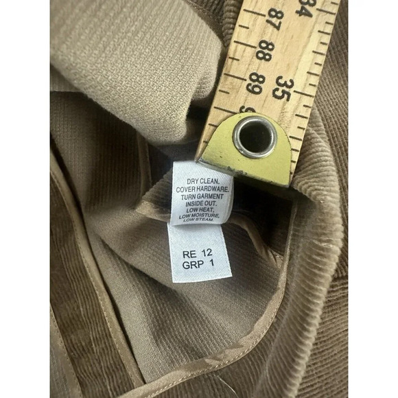 St John Knits Sport Corduroy Fabric Jacket Caramel Size P NWT MSRP $900 - Picture 10 of 16